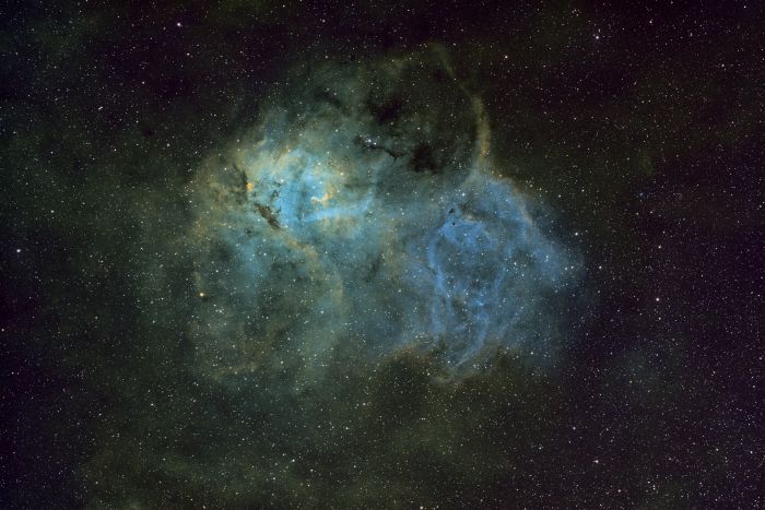 SHO/HSO palette SH2-132 Lion Nebula