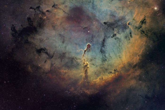 SHO palette - IC1396