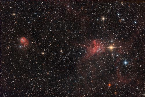 IC417 & NGC1931 - The Spider & the Fly Nebulae